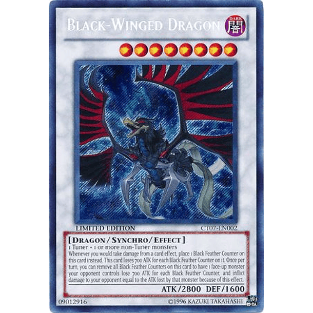 Black-Winged Dragon - CT07-EN002 - Secret Rare