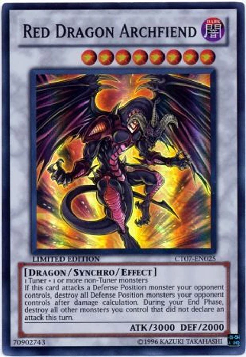 Red Dragon Archfiend - CT07-EN025 - Super Rare 
