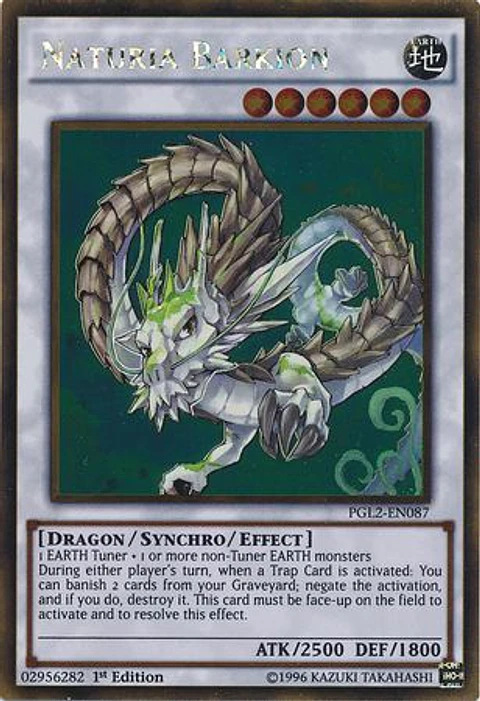 Naturia Barkion - PGL2-EN087 - Gold Rare 