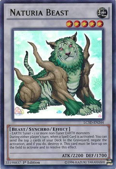 Naturia Beast - LC5D-EN244 - Ultra Rare 