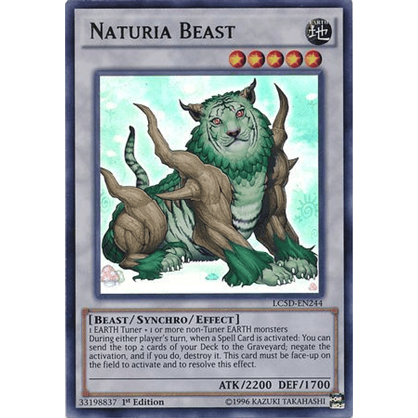 Naturia Beast - LC5D-EN244 - Ultra Rare 