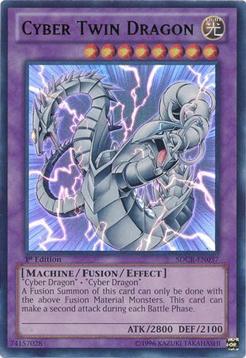 Cyber Twin Dragon - SDCR-EN037 - Ultra Rare 
