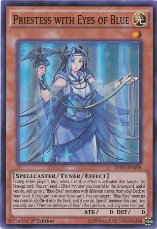 Priestess with Eyes of Blue - SHVI-EN098 - Super Rare 1