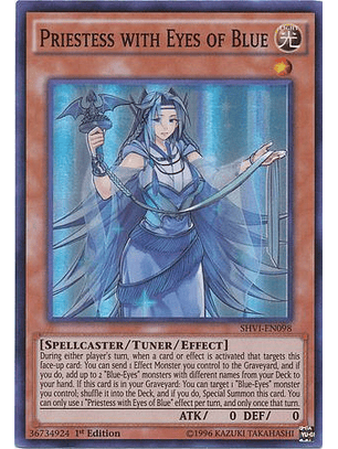 Priestess with Eyes of Blue - SHVI-EN098 - Super Rare