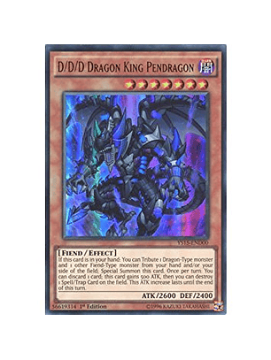 D/D/D Dragon King Pendragon - YS15-END00 - Ultra Rare
