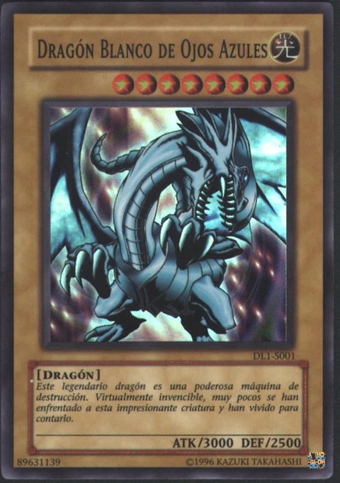 Blue-Eyes White Dragon - DL1-S001 - Super Rare