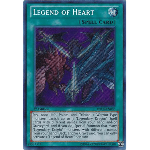 Legend of Heart - DRLG-EN006 - Secret Rare