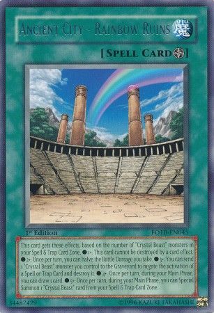 Ancient City - Rainbow Ruins - FOTB-EN045 - Rare 1