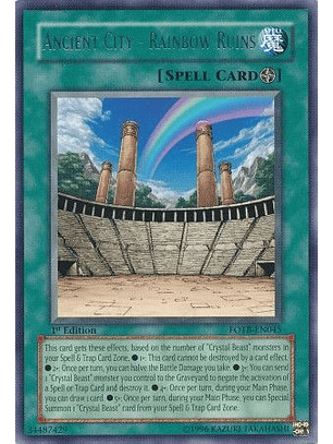Ancient City - Rainbow Ruins - FOTB-EN045 - Rare