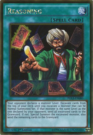 Reasoning - PGL3-EN080 - Gold Rare 1