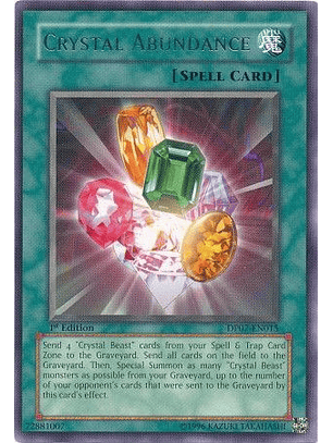 Crystal Abundance - DP07-EN015 - Rare 
