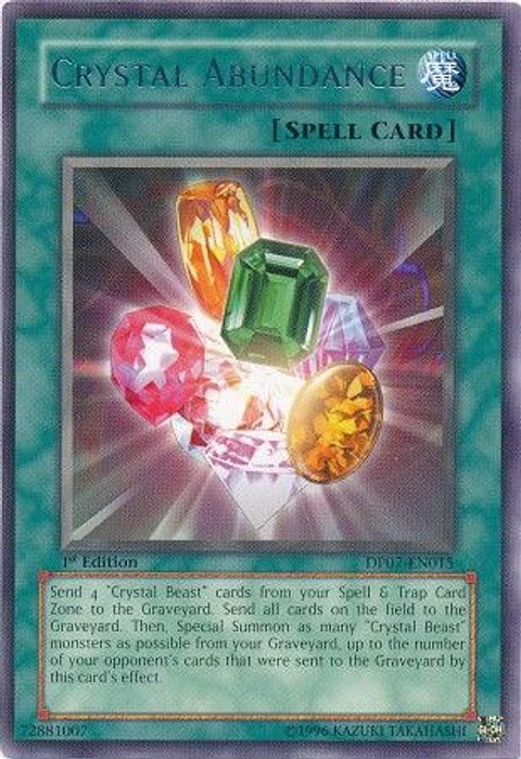 Crystal Abundance - DP07-EN015 - Rare 