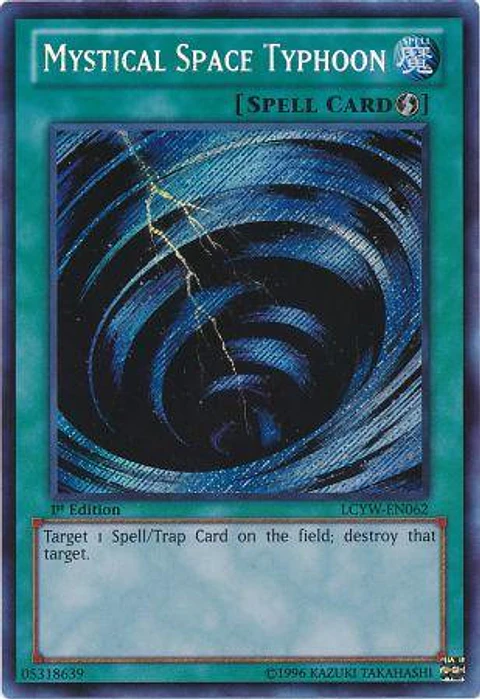 Mystical Space Typhoon - LCYW-EN062 - Secret Rare