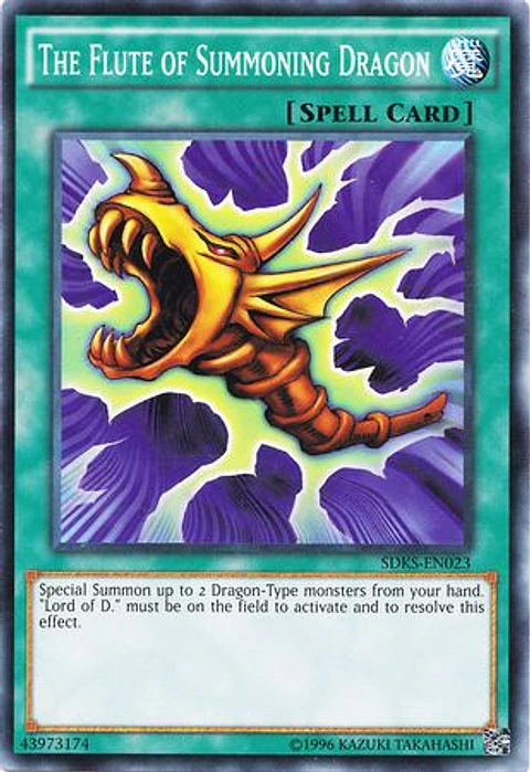 The Flute of Summoning Dragon - SDKS-EN023 - Common