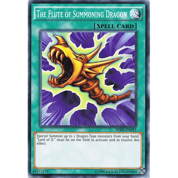 The Flute of Summoning Dragon - SDKS-EN023 - Common