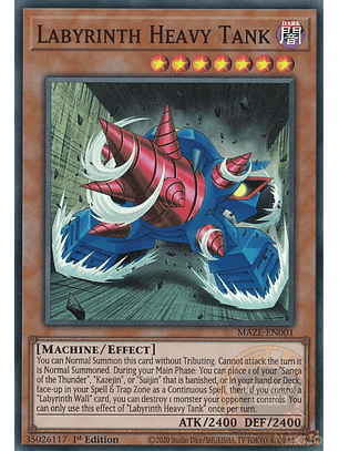 Labyrinth Heavy Tank - MAZE-EN001 - Super Rare