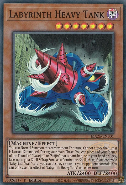 Labyrinth Heavy Tank - MAZE-EN001 - Super Rare