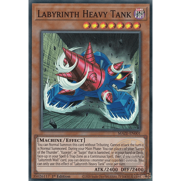 Labyrinth Heavy Tank - MAZE-EN001 - Super Rare