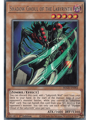 Shadow Ghoul of the Labyrinth - MAZE-EN002 - Rare