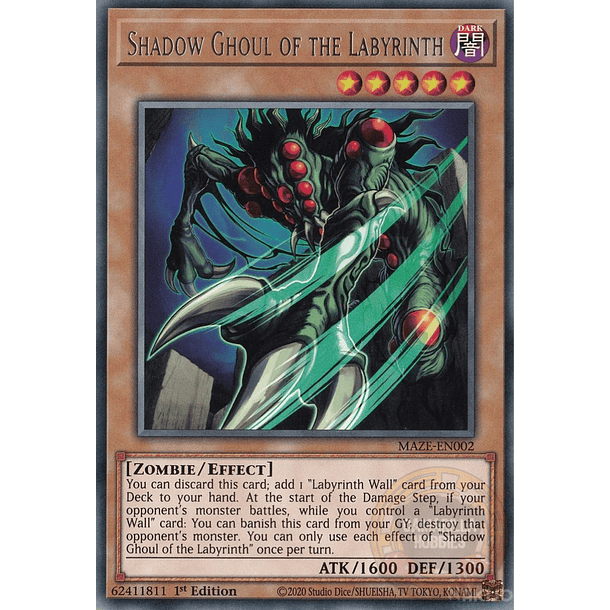 Shadow Ghoul of the Labyrinth - MAZE-EN002 - Rare