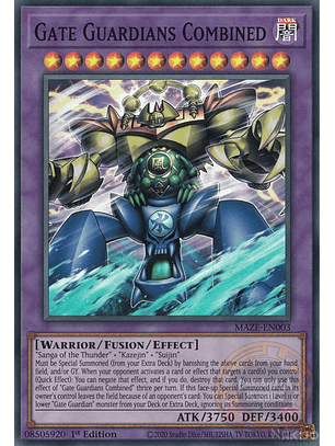 Gate Guardians Combined - MAZE-EN003 - Super Rare 