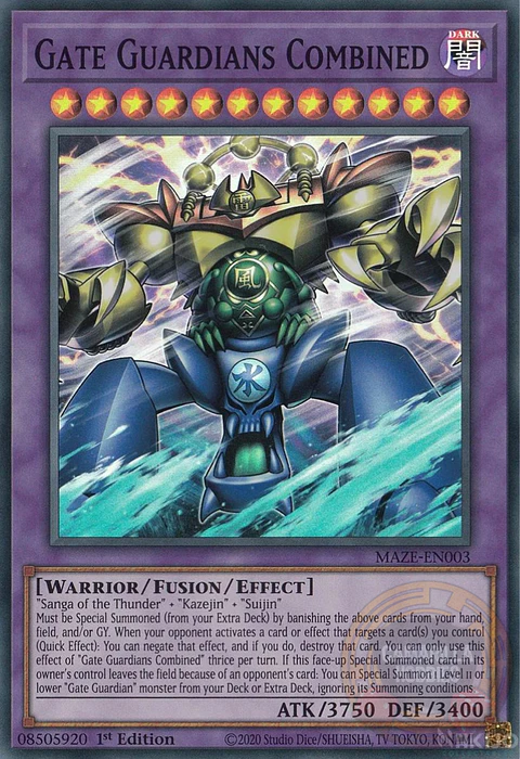 Gate Guardians Combined - MAZE-EN003 - Super Rare 