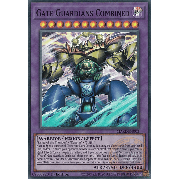 Gate Guardians Combined - MAZE-EN003 - Super Rare 