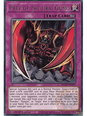Prey of the Jirai Gumo - MAZE-EN010 - Rare 