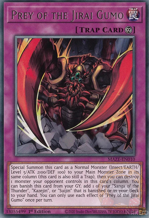 Prey of the Jirai Gumo - MAZE-EN010 - Rare 