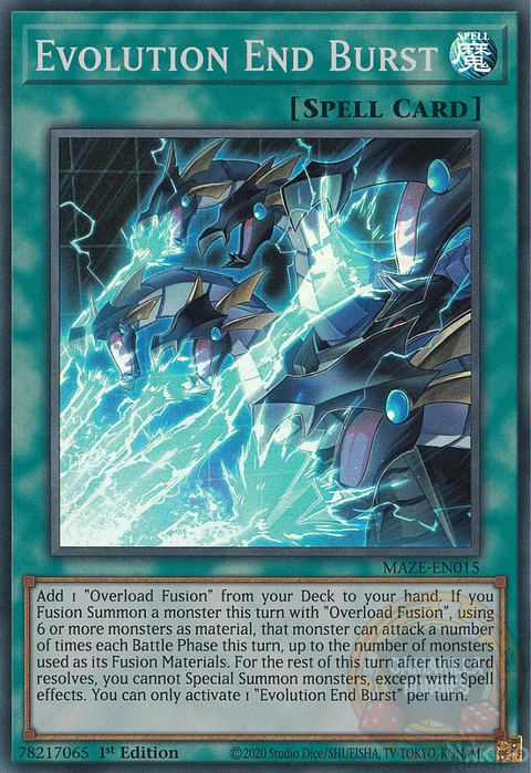 Evolution End Burst - MAZE-EN015 - Super Rare 