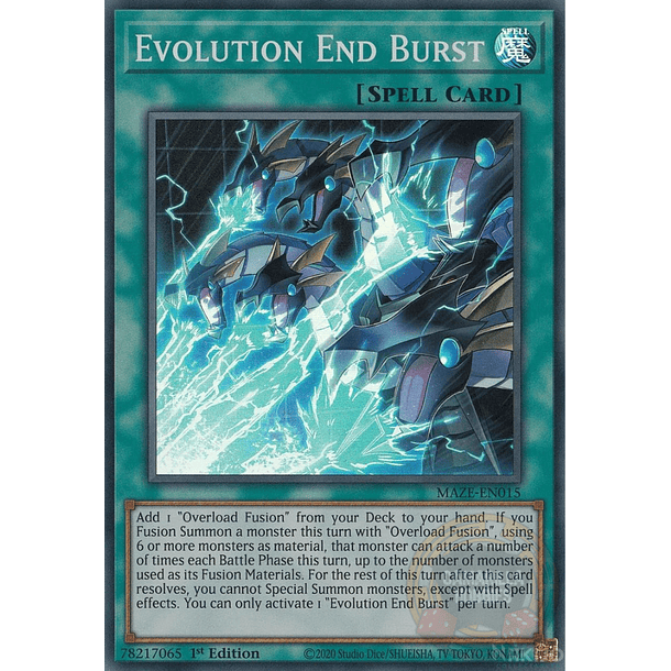 Evolution End Burst - MAZE-EN015 - Super Rare 