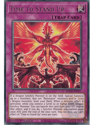 Time to Stand Up - MAZE-EN017 - Rare