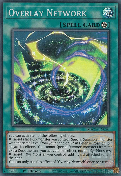 Overlay Network - MAZE-EN020 - Super Rare 