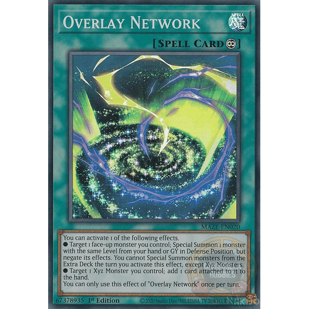 Overlay Network - MAZE-EN020 - Super Rare 