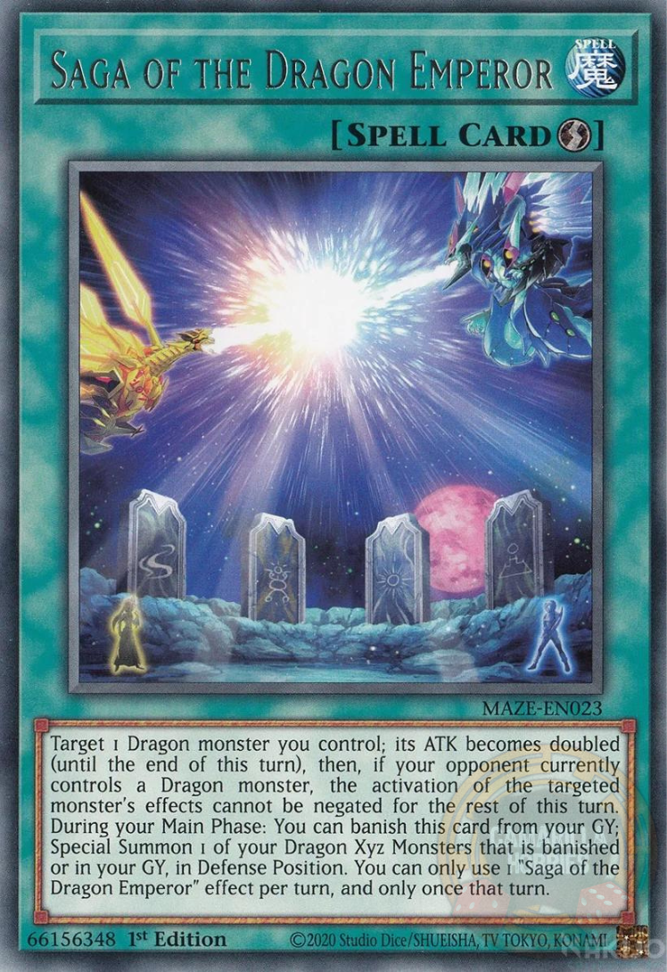 Saga of the Dragon Emperor - MAZE-EN023 - Rare 1