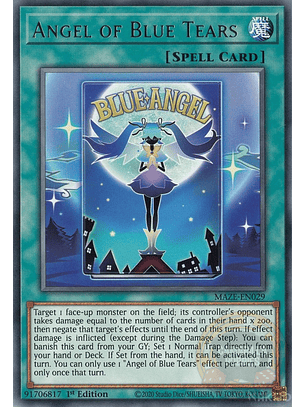 Angel of Blue Tears - MAZE-EN029 - Rare