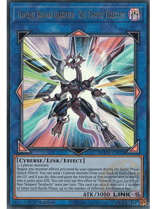 Firewall Dragon Darkfluid - Neo Tempest Terahertz - MAZE-EN028 - Ultra Rare 
