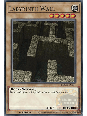 Labyrinth Wall - MAZE-EN031 - Rare 