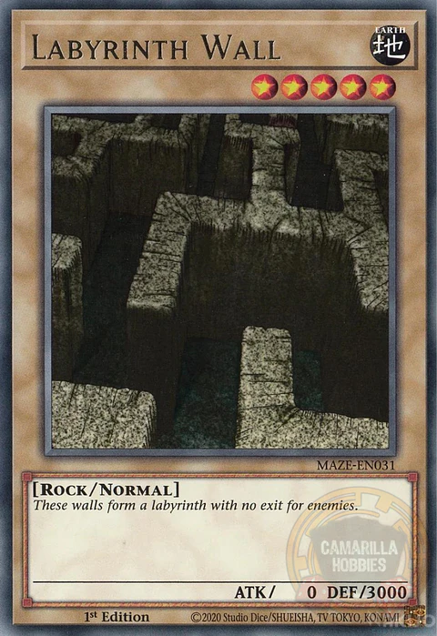 Labyrinth Wall - MAZE-EN031 - Rare 