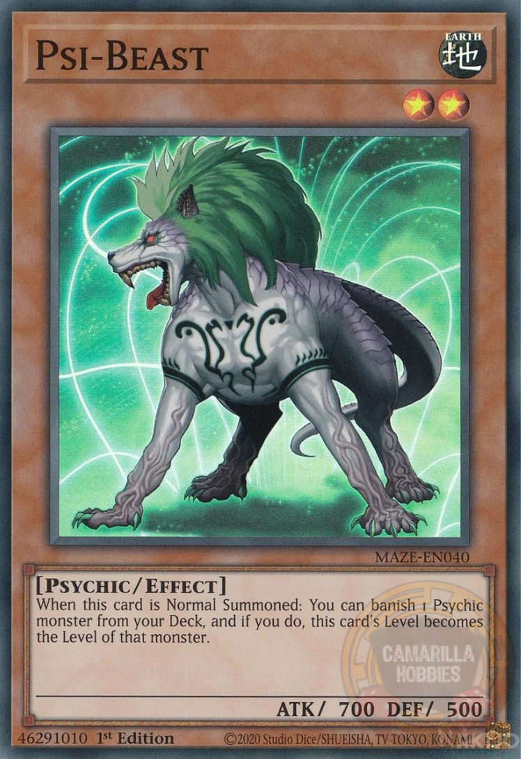 Psi-Beast - MAZE-EN040 - Super Rare  1
