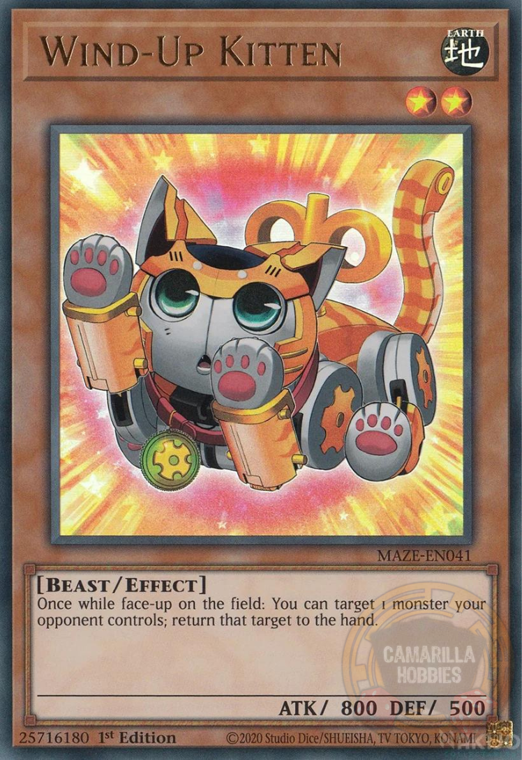 Wind-Up Kitten - MAZE-EN041 - Ultra Rare  1