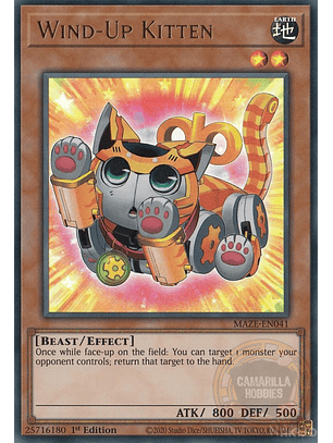 Wind-Up Kitten - MAZE-EN041 - Ultra Rare 
