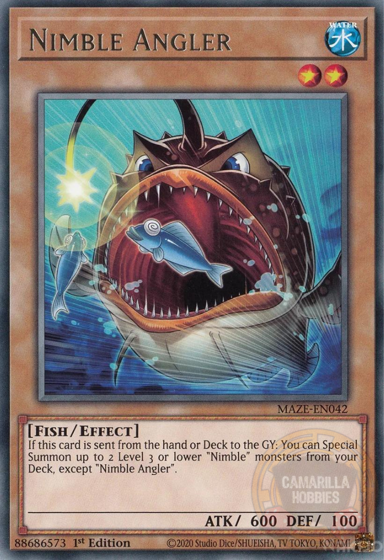 Nimble Angler - MAZE-EN042 - Rare 1