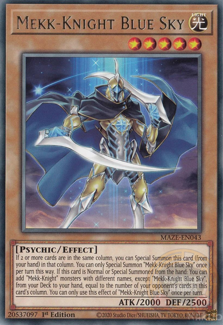 Mekk-Knight Blue Sky - MAZE-EN043 - Rare  1