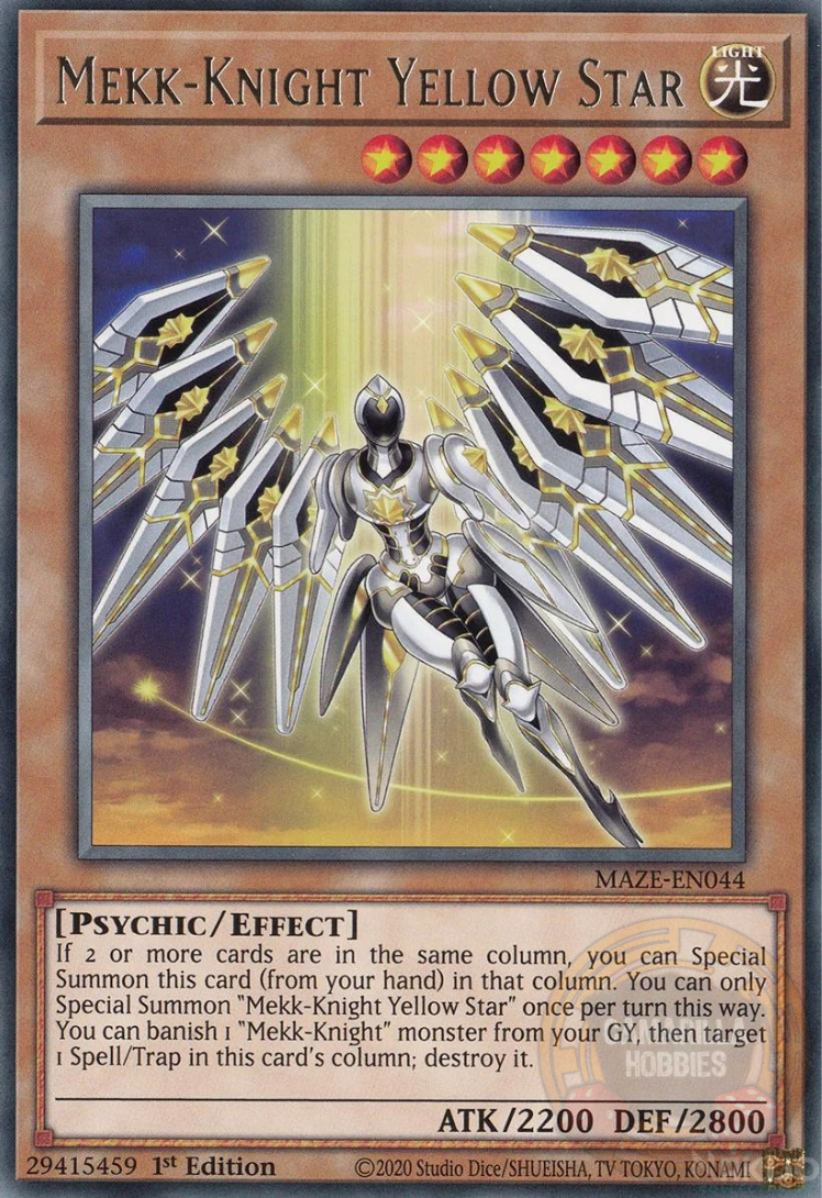 Mekk-Knight Yellow Star - MAZE-EN044 - Rare  1