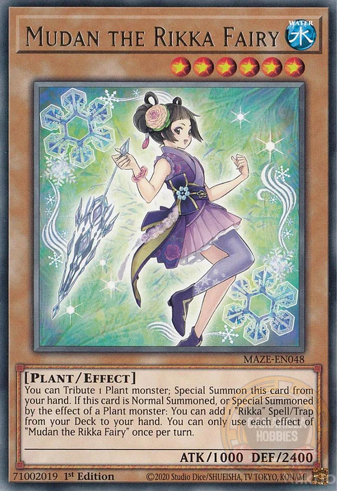 Mudan the Rikka Fairy - MAZE-EN048 - Rare 