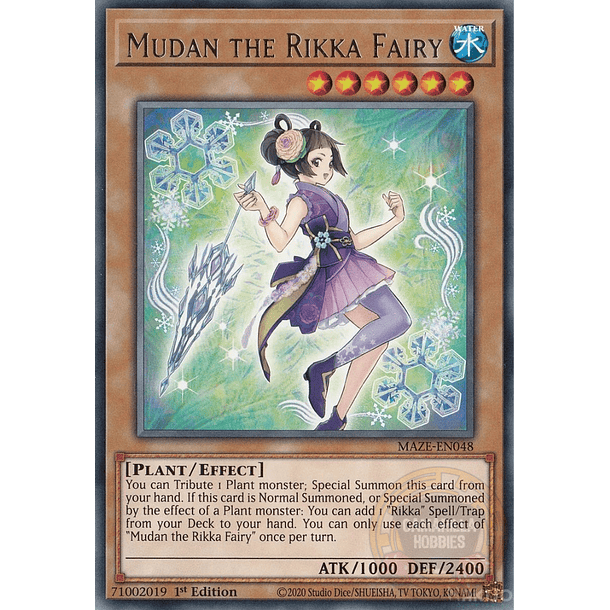 Mudan the Rikka Fairy - MAZE-EN048 - Rare 