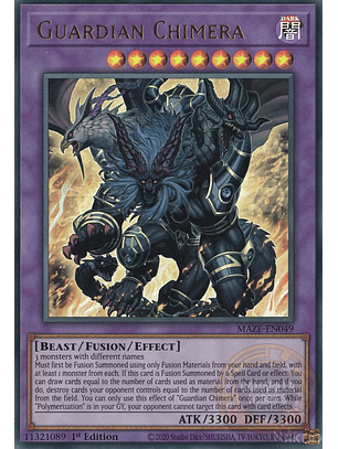 Guardian Chimera - MAZE-EN049 - Ultra Rare 