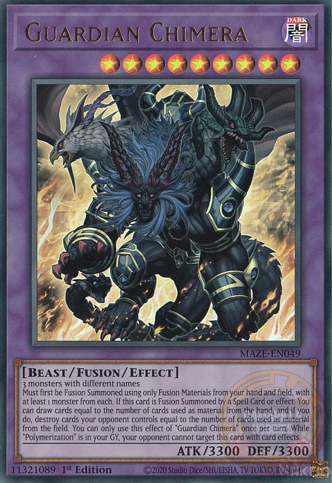 Guardian Chimera - MAZE-EN049 - Ultra Rare 