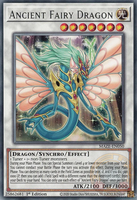 Ancient Fairy Dragon - MAZE-EN050 - Rare 